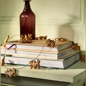 NWT - Anthropologie Terrain Bee Brass Garland